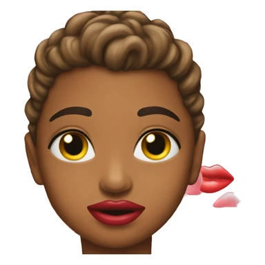 lip gloss emoji sticker