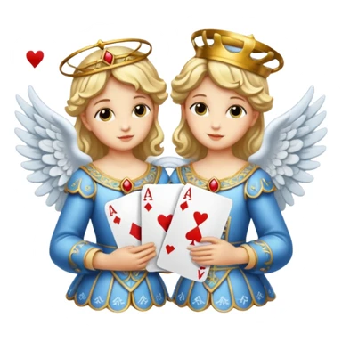 Angels and aces sticker