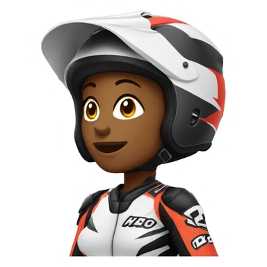 motocross women sticker