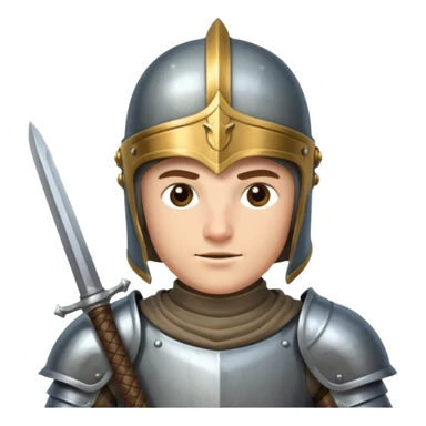 medieval knight sticker