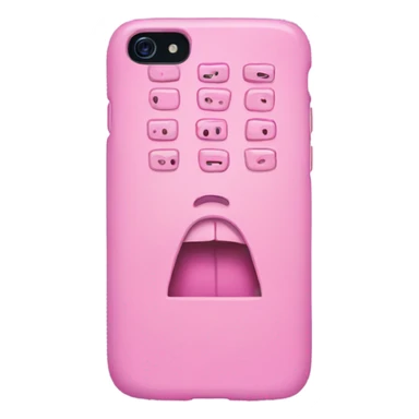 Pink phone case sticker
