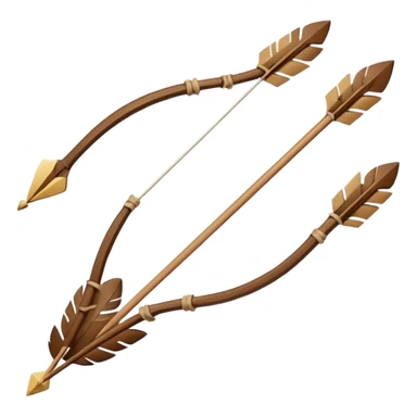 Strings and arrows sticker