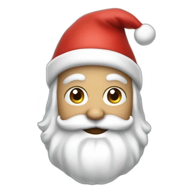 Santa claus gift  sticker