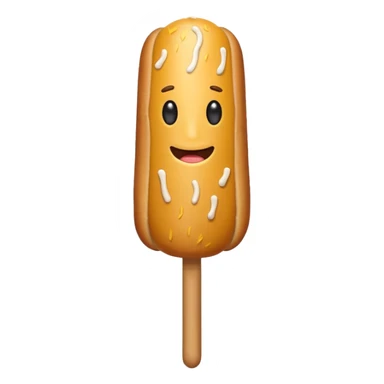 BLACK corndog sticker
