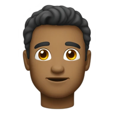 Emoji sin sentimientos y frío  sticker