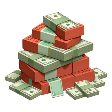 Bricks and stack bills  sticker