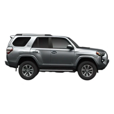 Toyota 4runner gris metalico sticker