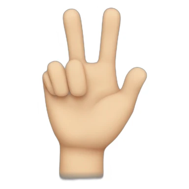 hand signal sticker
