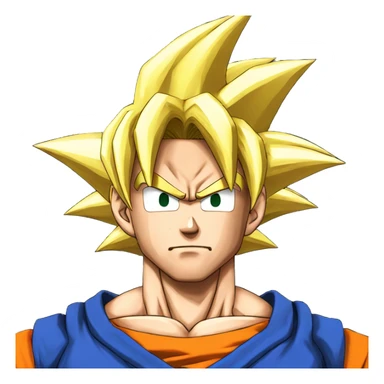 Goku from gradon ball z sticker