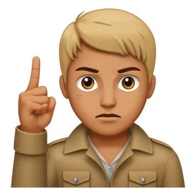 Stick the Chinese rude finger up  sticker