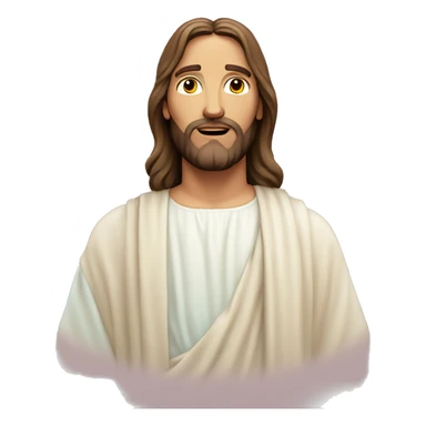 jesus christ in pastel colors sticker