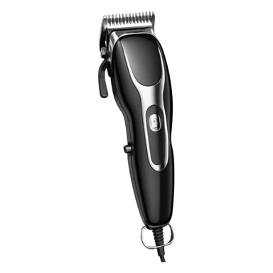 Hair Clipper black sticker