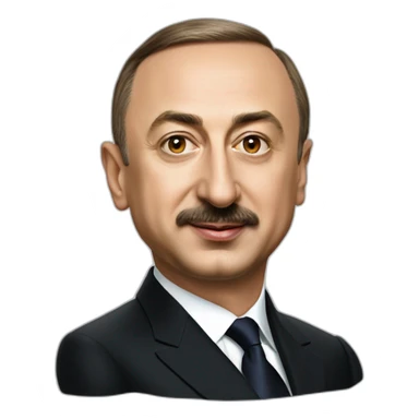 Ilham Aliyev - president of Azerbaijan sticker