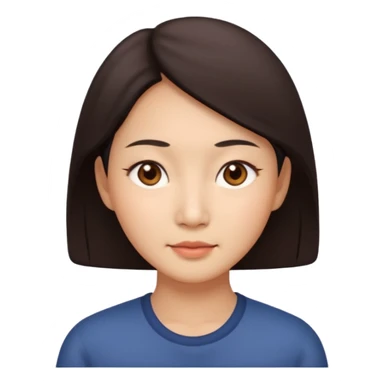 asian mother face sticker