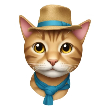 cat wif hat sticker