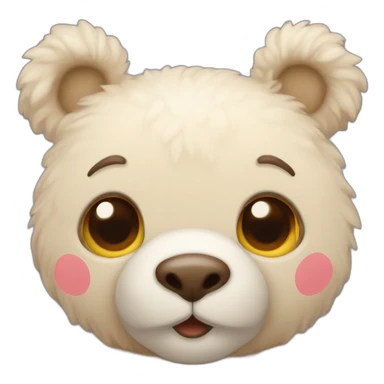 Nounours avec un cœur  sticker