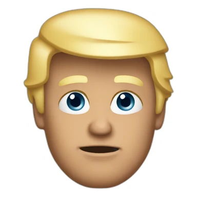 Donald trump play football sticker