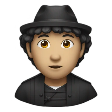 Un chinois noir sticker