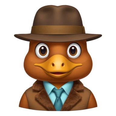 Agent perry the platypus  sticker
