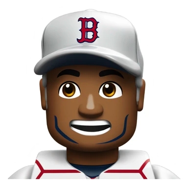 Lego Boston Red Sox baseball player sticker