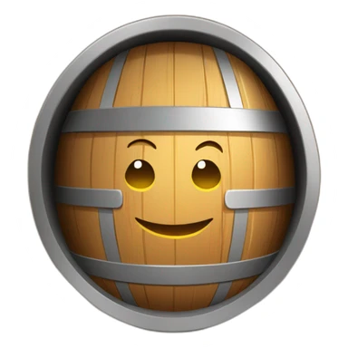 beer in a beer barrel sticker