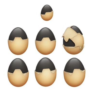 hatching dino egg sticker