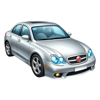 car with a polishing tool or shining effect sticker