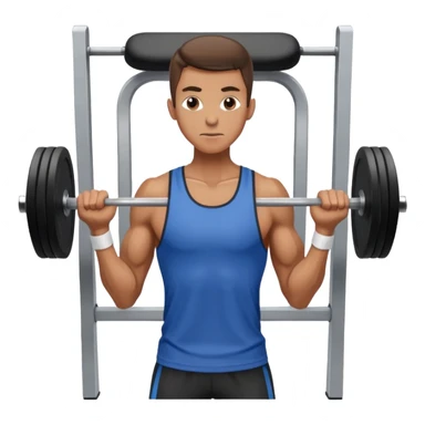 training gym skinny man sticker