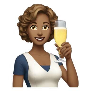 Kerry Bradshaw with Champaign sticker