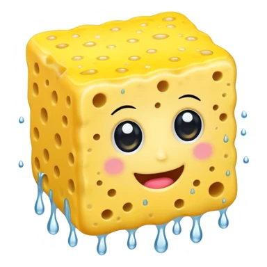 sponge in kitchen sticker