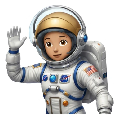 👨‍🚀 Cinematic Realistic Astronaut – A highly detailed depiction of an astronaut in a state-of-the-art space suit, floating weightlessly in the vast expanse of space. The reflective visor captures the distant Earth, while intricate suit details and soft lighting create an immersive sense of realism. sticker