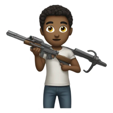 Nice meme with a weapon sticker