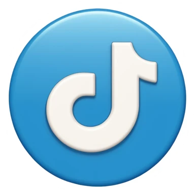 Make me an emoji thats look exactly like the TikTok verified emoji a blue tick make it exactly no difference  sticker