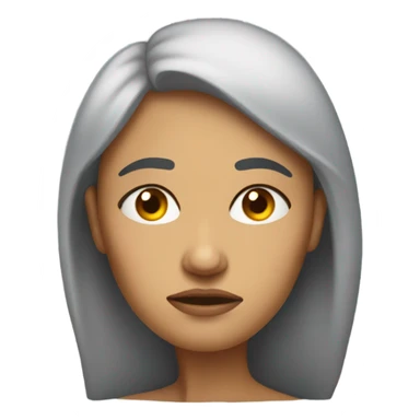 woman feeling discouraged sticker