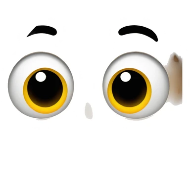 an emoji with a un approving look  sticker