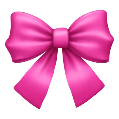 pink christmas bow sticker