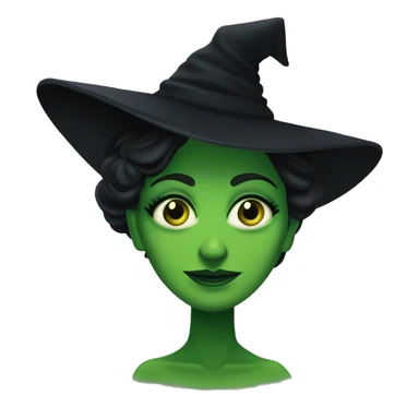 Create elphaba, the wicked of the west form wicked  sticker