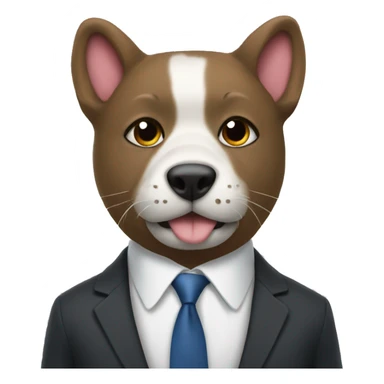 Korgi in a suit sticker