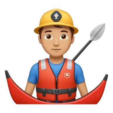 canoeist sticker
