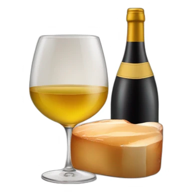 Verre de vin et foie gras sticker