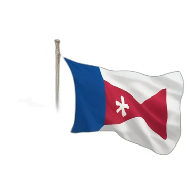 bandera cruz de borgoña sticker