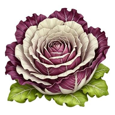 white radicchio sticker