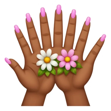 💐 and middle fingers remove the person more flowers, middle fingers only with non metallic hands. Top left is closest so far. Fix so that there are five fingers not six and the middle one shoulder be up sticker