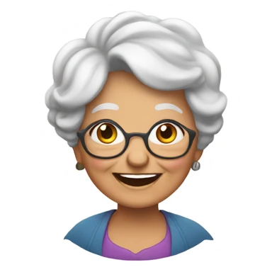 happy grandma  sticker