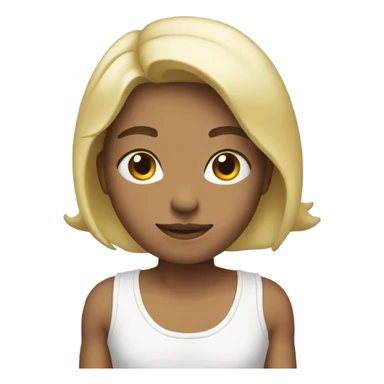 White tank top sticker