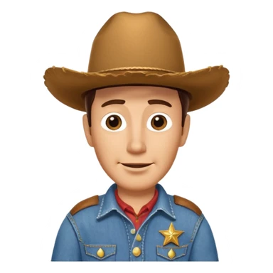 Sheriff Woody from the movie Disney Pixar's Toy Story  sticker