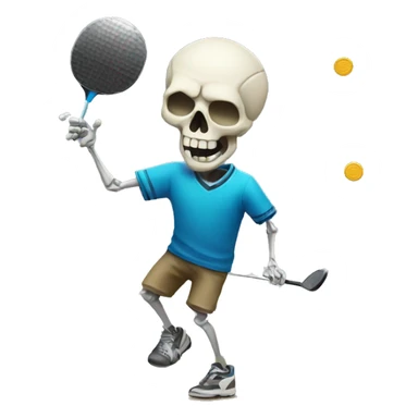 Skull playing disc golf sticker
