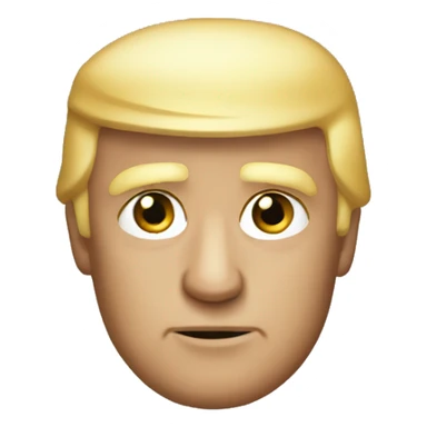 Donald trump bald sticker