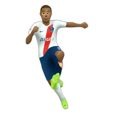 Mbappé glisse sticker