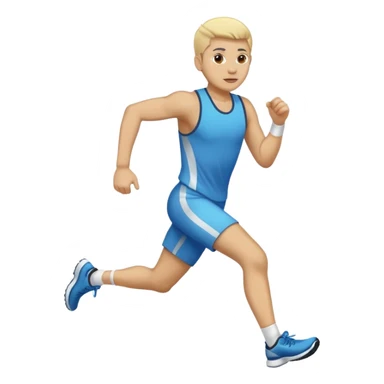 Une personne qui court sticker